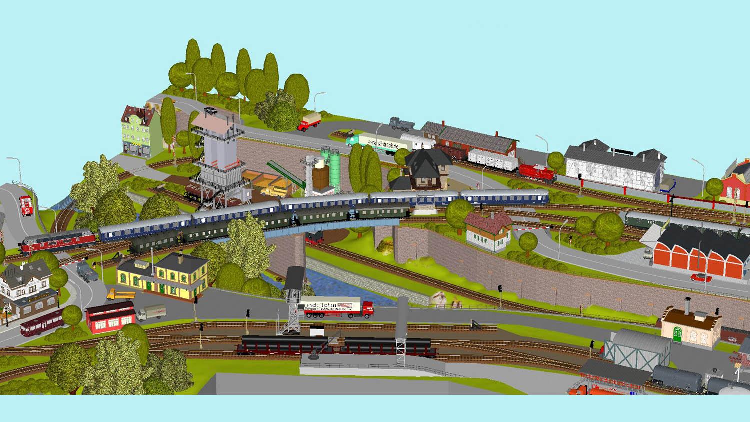 GP5-0100 C-Gleisplan Rangierheim 430x310x140